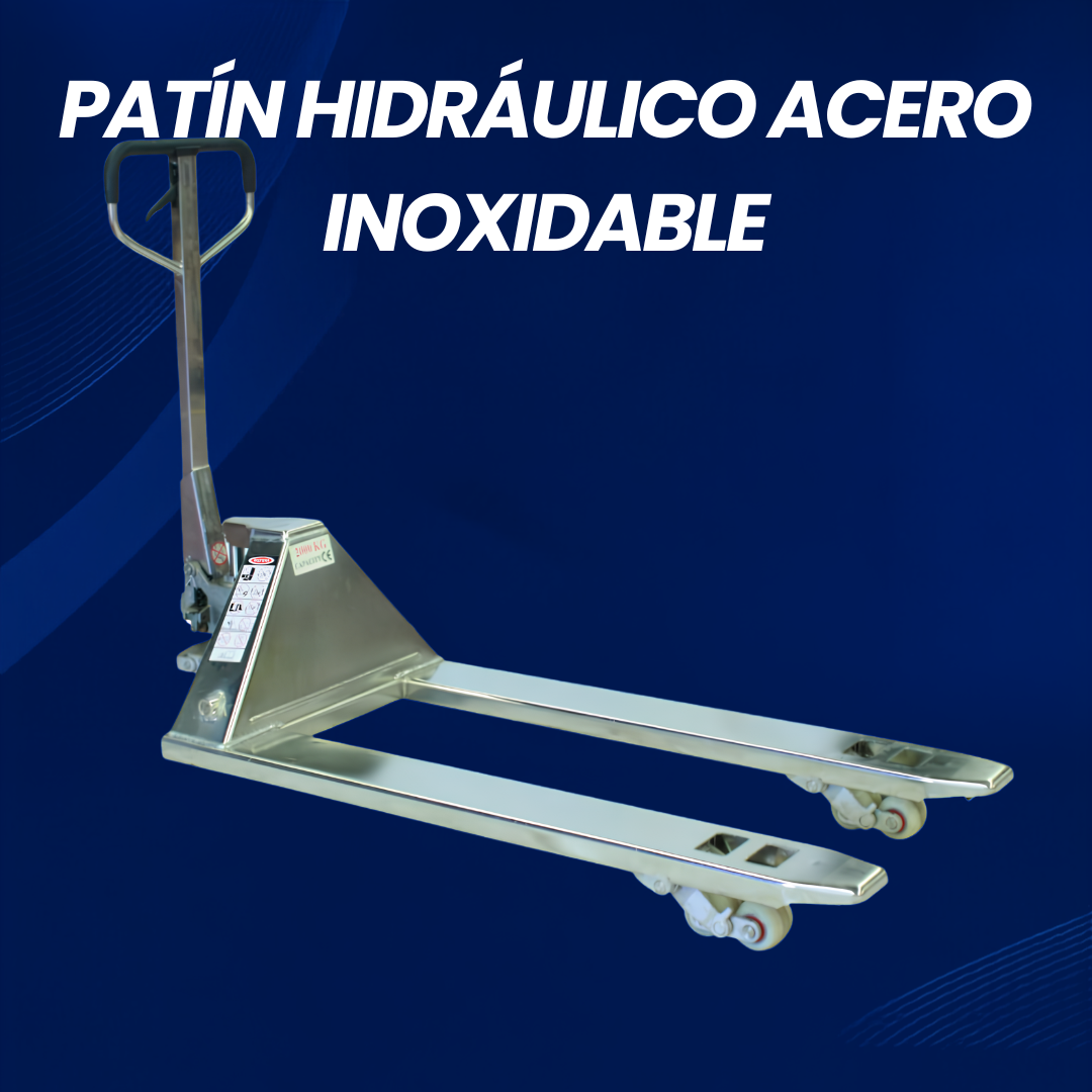 Patín Hidráulico Acero Inoxidable